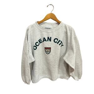 Vintage Ocean City Crew Sweatshirt – Slouchy Fit (c. late 1980s–early 1990s)